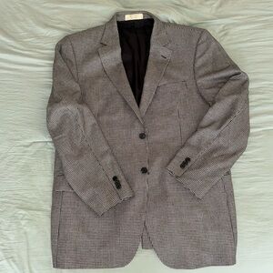 Men’s houndstooth cashmere sport coat
